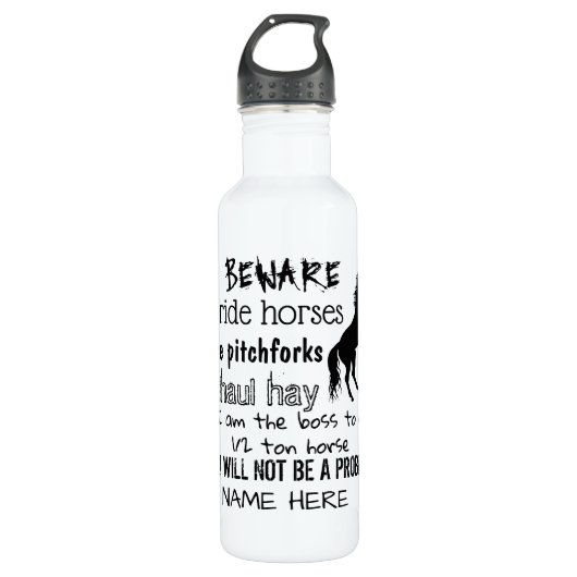 BEWARE - I RIDE HORSES - WATERFLES (Voorkant)