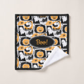 Beware of the cat! bad handdoek (Wasdoekje)