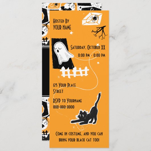 Beware of the cat! kaart (Voorkant / Achterkant)