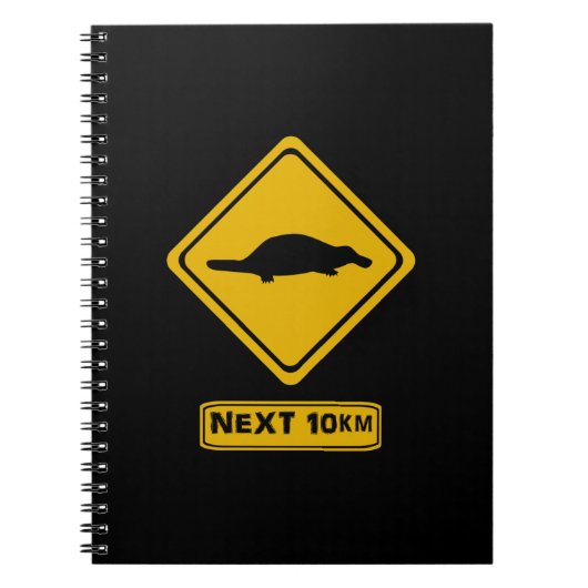 beware platypus notitieboek (Voorkant)