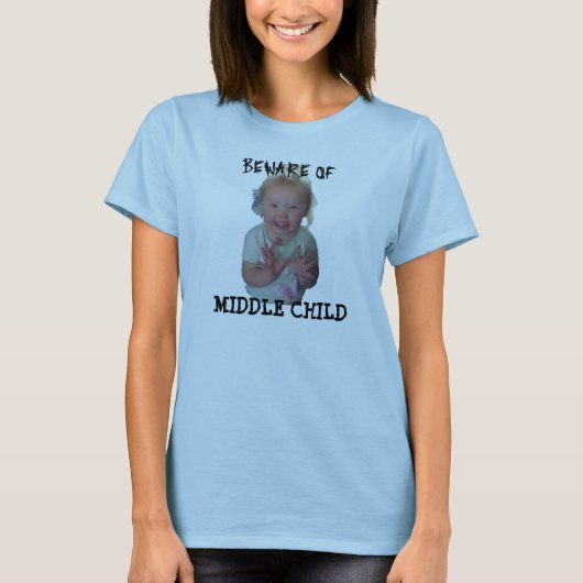 BEWARE VAN HET MIDDEN-KIND T-SHIRT (Voorkant)