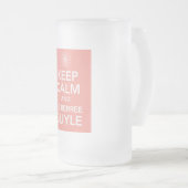 BEWAREN CALM EN NE BERREE GUYLE MATGLAS BIERPUL (Voorkant rechts)