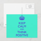 BEWAREN EN POSITIEF DENKEN BRIEFKAART (Voorkant / Achterkant)