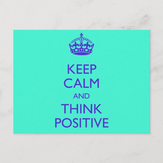 BEWAREN EN POSITIEF DENKEN BRIEFKAART (Voorkant)