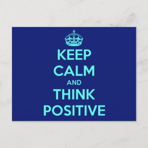 BEWAREN EN POSITIEF DENKEN BRIEFKAART