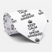 BEWAREN EN SPREKEN SANSKRIT STROPDAS (Opgerold)