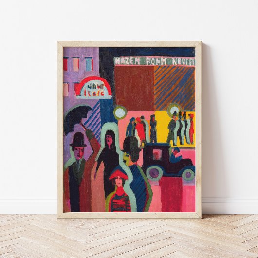 Bewaren in de regen | Ernst Ludwig Kirchner Poster