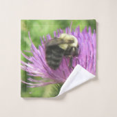 Bewaren op het draaipatroon bad handdoek (Wasdoekje)