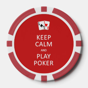BEWAREN VAN aangepaste CALM- EN SPEELPOKERchips Pokerchips