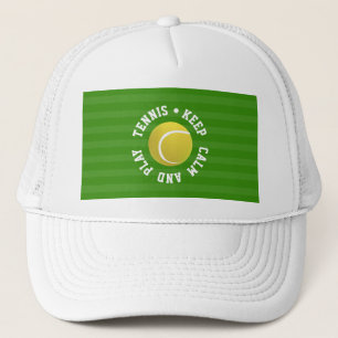 BEWAREN VAN CALM TENNIS BALL - Aangepaste TEKST Trucker Pet