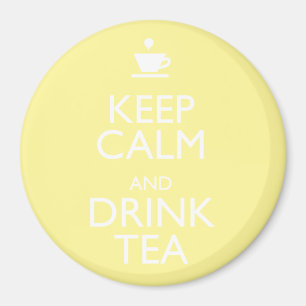 BEWAREN VAN DE KALK EN DRINK TEA MAGNEET