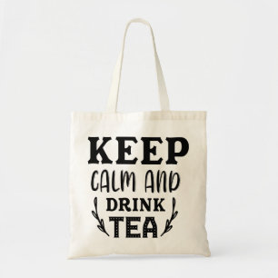 BEWAREN VAN DE KALK EN DRINK TEA TOTE BAG