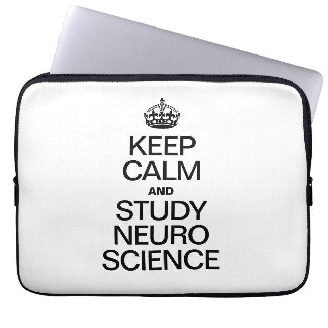 BEWAREN VAN DE NEURO-WETENSCHAP VAN CALM EN STUDIE LAPTOP SLEEVE (Voorkant)