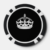 BEWAREN VAN HET KROEIENsymbool VAN DE KALP op Zwar Poker Chips (Achterkant)