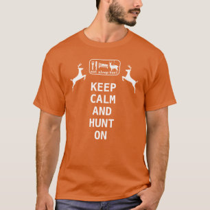 BEWAREN VAN KALK EN BEDRAG OP EAT Sleep Hunt T-shirt