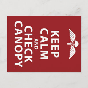 BEWAREN VAN KALK EN CONTROLEREN VAN KANOPIE BRIEFKAART