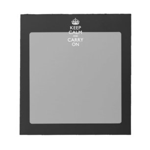 BEWAREN VAN KALK EN DRAGEN OP Vast zwart Notitieblok