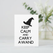 BEWAREN VAN KALK EN EEN WAND VOEREN BRIEFKAART (Staand voorkant)