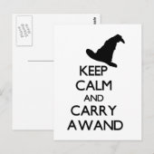 BEWAREN VAN KALK EN EEN WAND VOEREN BRIEFKAART (Voorkant / Achterkant)