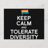 BEWAREN VAN KALK EN TOLEREREN VAN DIVERSITEIT BRIEFKAART (Voorkant)