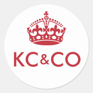 BEWAREN VAN KALK EN VERVOEREN - Achtergrond wijzig Ronde Sticker