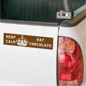 BEWAREN VAN KALMEREAT-CHOCOLAAT BUMPERSTICKER (Op Truck)