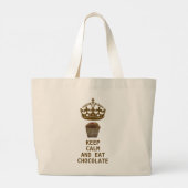 BEWAREN VAN KALMEREAT-CHOCOLAAT GROTE TOTE BAG (Achterkant)