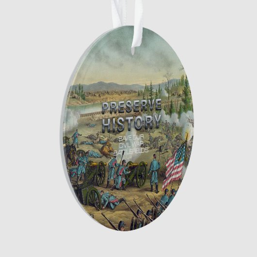 Bewaring van batlefield ABH Civil War Ornament (voorkant)
