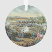 Bewaring van batlefield ABH Civil War Ornament (achterkant)