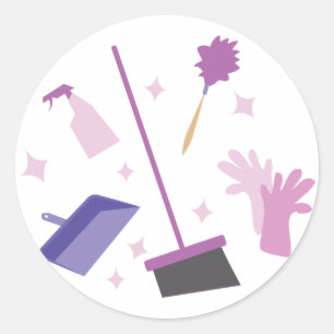 Bewaringsapparatuur Ronde Sticker