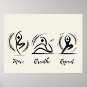 Beweeg Adem Herhaal Poster