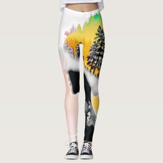 "Beweeg vrij Premium Active & Lounge Leggings" Leggings (Voorkant)