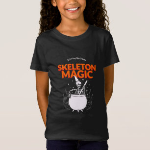 Beweeg wat skelet magie t-shirt