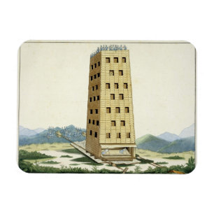 Bewegbare toren, ontworpen na de toren van Caesar  Magneet