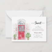 Bewegde rode Waterverf Bewegende Aankondiging (Voorkant)