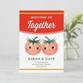 Bewegen in samen aankondiging met tomatenpaar (Staand voorkant)