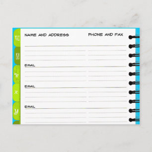 Bewegend Aankondiging Adres Boek 'U-Y' Briefkaart