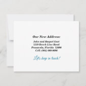 Bewegend Aankondiging Prachtige Bediende Nota Kaar (Achterkant)