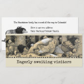 Bewegend platteland Funny John Bauer Trolls CC1233 Aankondiging (Voorkant / Achterkant)