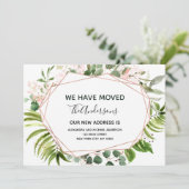 Bewegende aankondiging Eucalyptus Greenery Geometr (Staand voorkant)