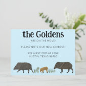 BEWEGENDE AANKONDIGING Javelina Familie Zuidwest (Staand voorkant)