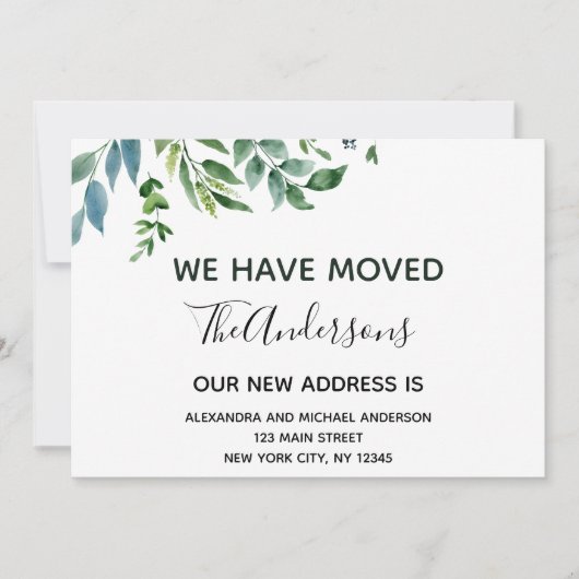 Bewegende aankondiging lentegroen (Voorkant)