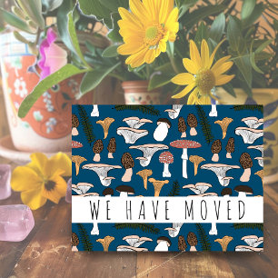 Bewegende Aankondiging Nieuw thuisadres Forest Fun Briefkaart