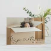 Bewegende aankondiging nieuwjaar nieuw startpunt (Staand voorkant)