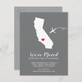 Bewegende aankondiging | State California Post Kaa (Voorkant / Achterkant)