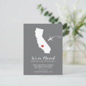 Bewegende aankondiging | State California Post Kaa (Staand voorkant)