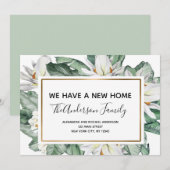 Bewegende aankondiging tropische bloemen (Voorkant / Achterkant)