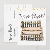 Bewegende aankondiging We hebben Briefkaart verpla (Voorkant / Achterkant)