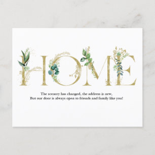 Bewegende aankondiging We hebben Briefkaart verpla