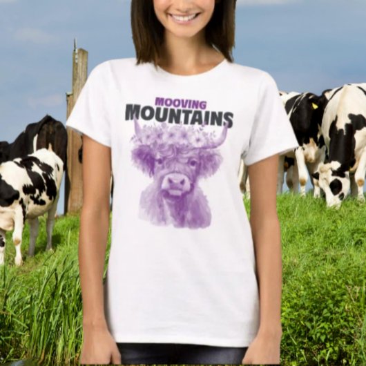 Bewegende bergen t-shirt